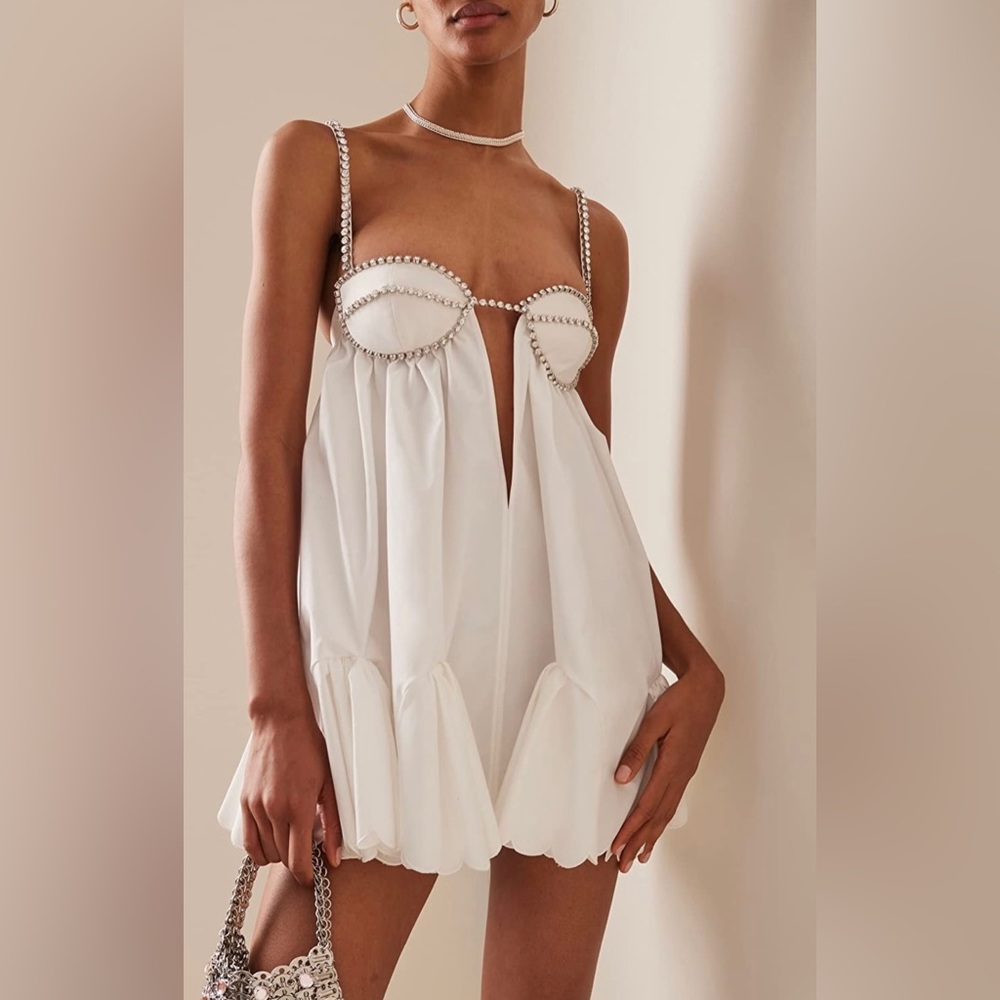 Women Going Out Mini Dress Spaghetti Strap Dresses Backless Short Party